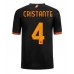 Maillot de foot AS Roma Bryan Cristante #4 Troisième vêtements 2023-24 Manches Courtes